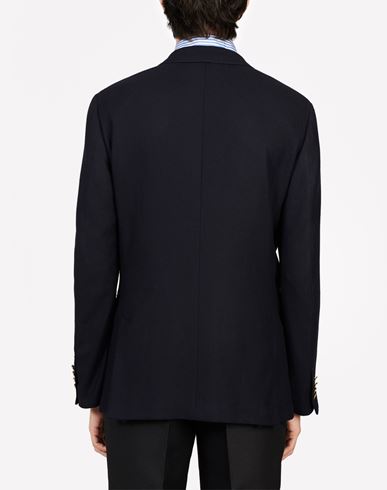 Man Blazer Midnight blue Size 36 Wool, Cashmere