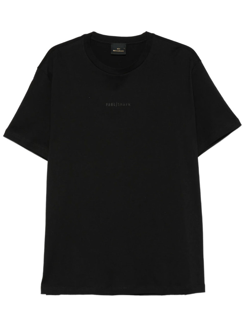 Paul & Shark - lightweight cotton jersey t shirt logo