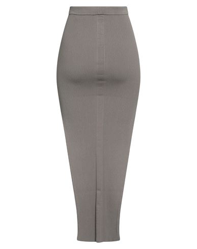 Woman Maxi skirt Khaki Size L Viscose, Polyester, Polyamide, Elastane