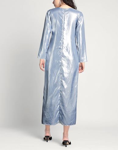 Pièce. Woman Midi dress Sky blue Size 6 Acetate, Viscose