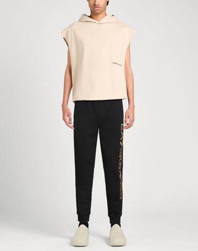 Man Pants Black Size XXS Cotton, Polyester