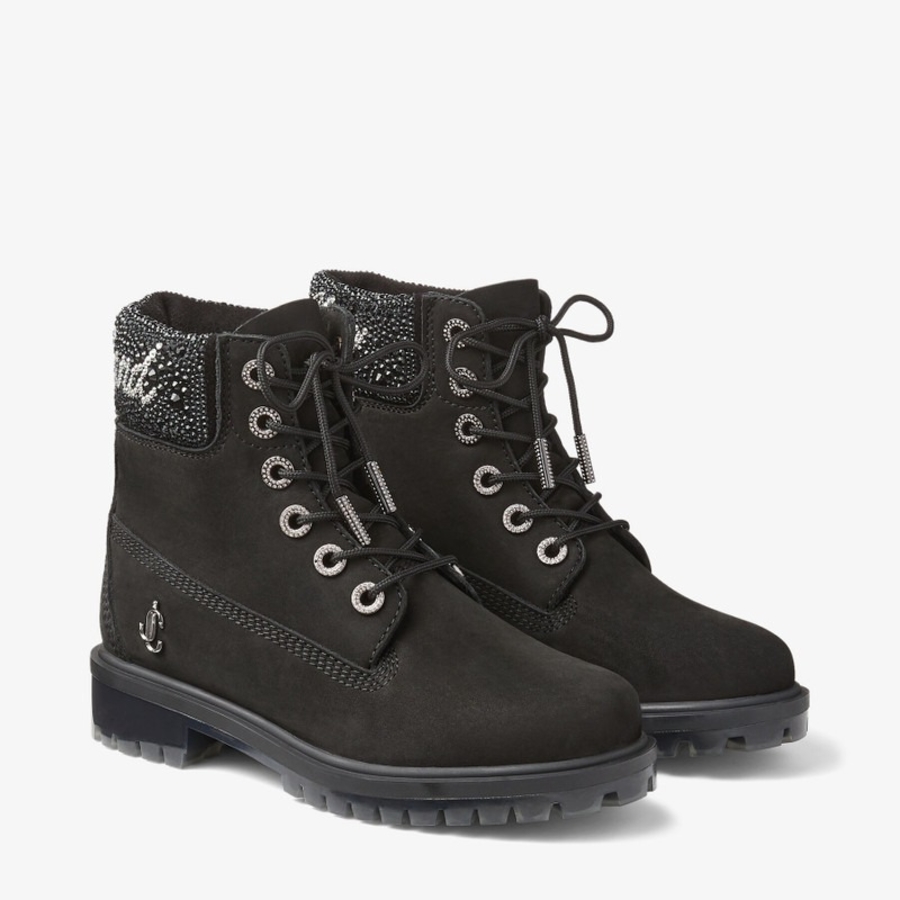 X Timberland 6-Inch Crystal Cuff Boots