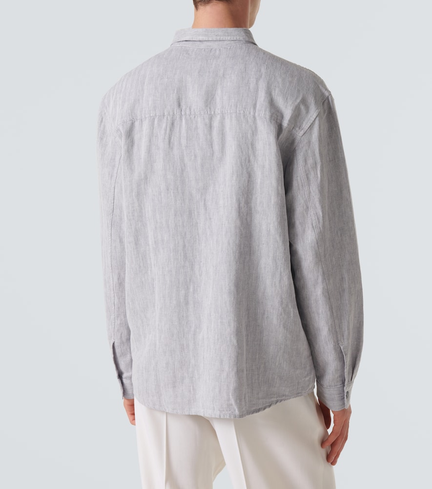 Nuno cotton and linen overshirt
