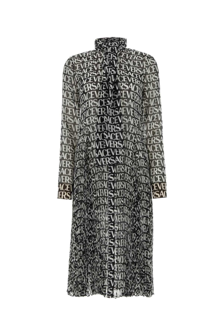 Logo Monogram Printed Dress