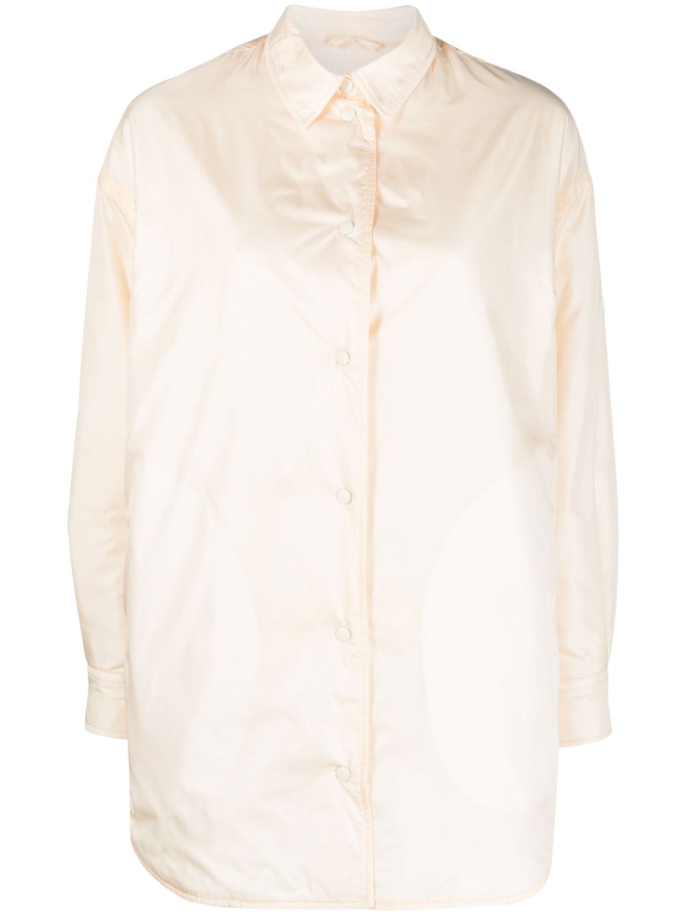 Button-down shine shirt - Blue