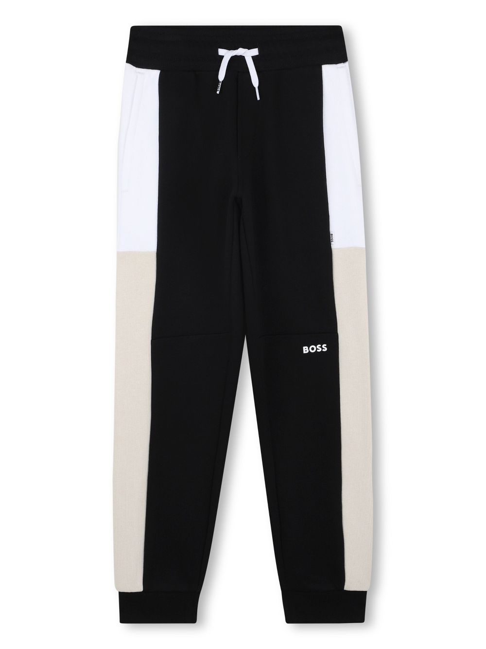 Colourblock track pants - Black