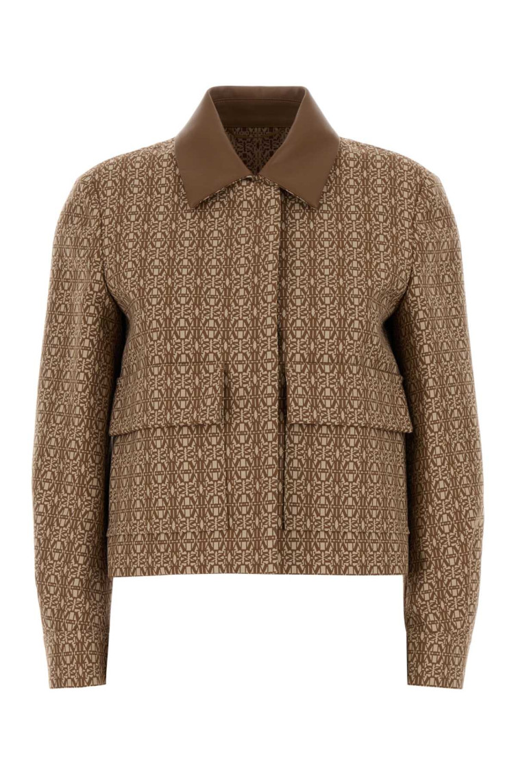 Embroidered Cotton Viborg Jacket