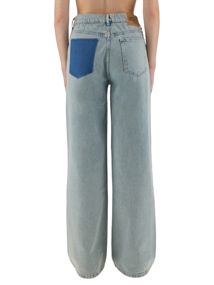 Denim Flared High Rise Jeans