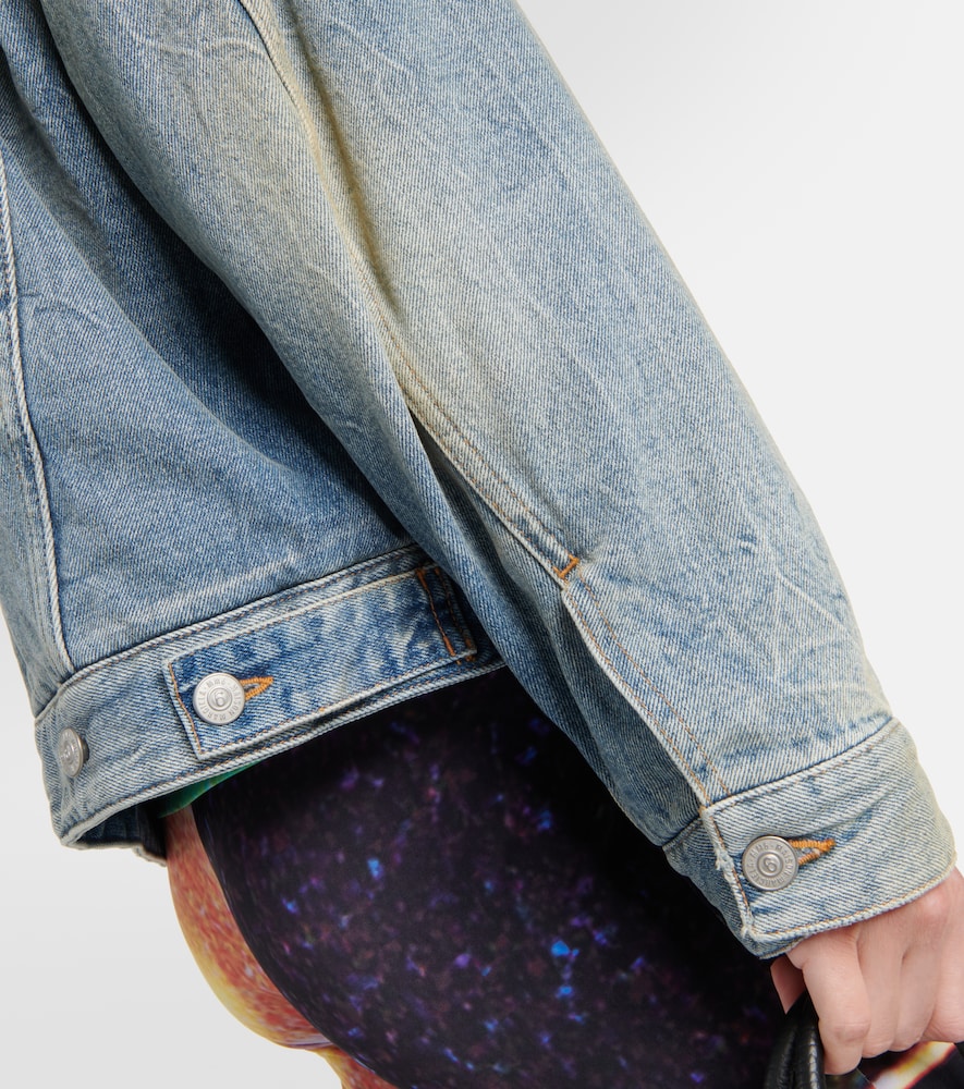 Padded denim jacket