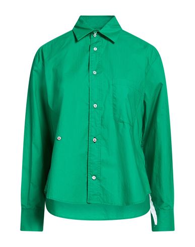 Woman Shirt Green Size S Cotton