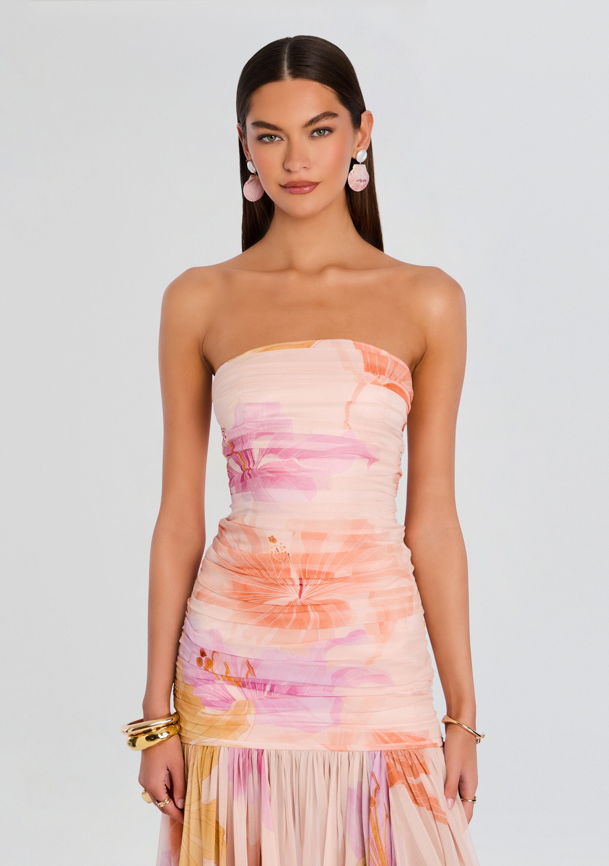 Teryn Silk Chiffon Dress