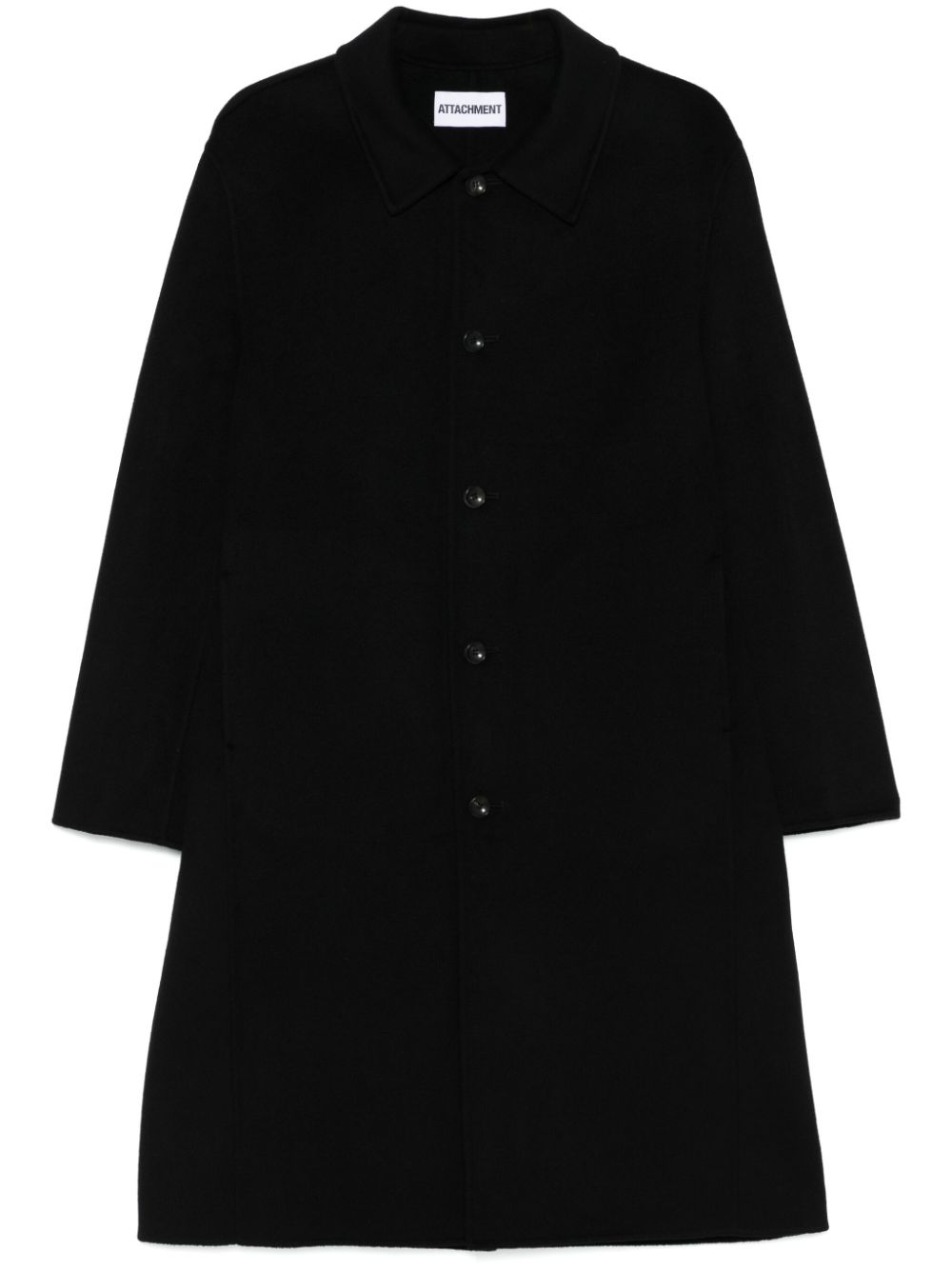 Single-breasted coat - Black