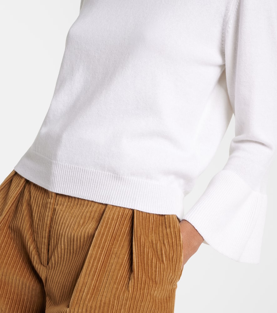 Cotton and cashmere sweater
