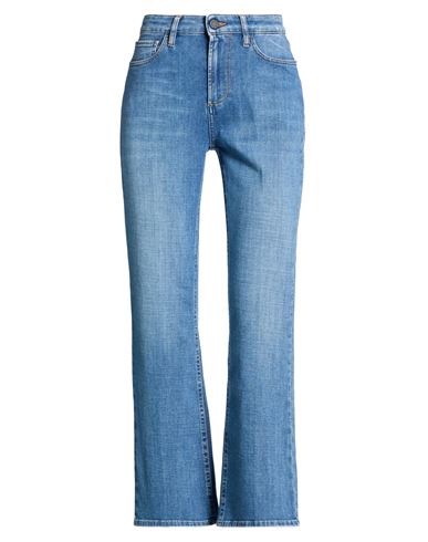 Woman Jeans Blue Size 24 Cotton, Elastomultiester, Elastane