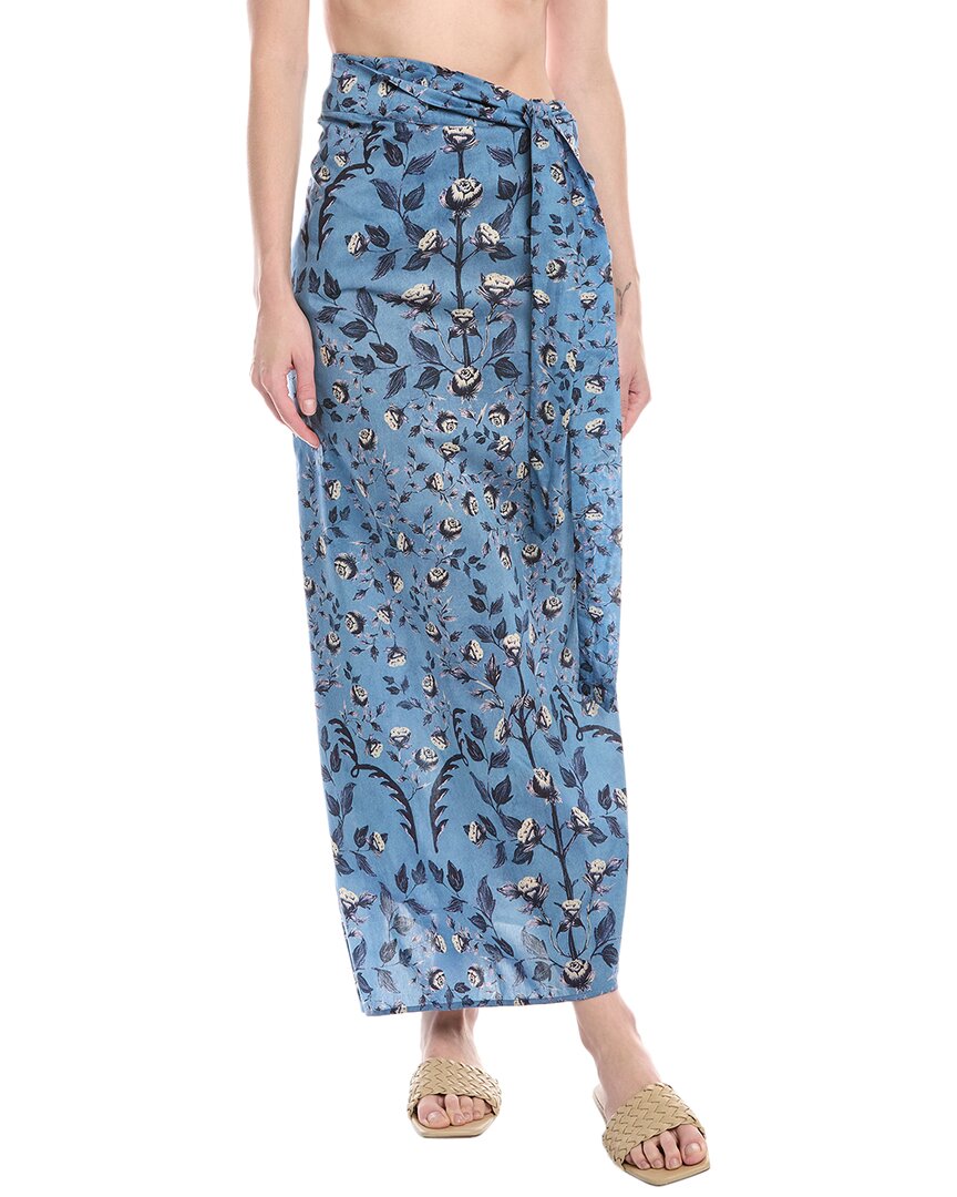 Agua By Agua Bendita Tinaja Silk-Blend Caftan