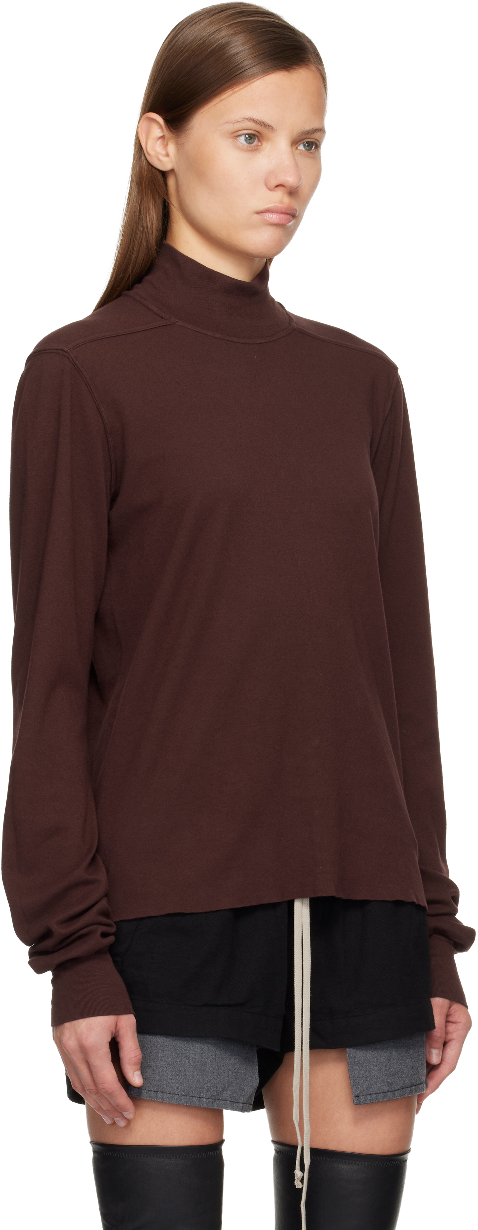 Burgundy Concordians Headon Dbl Turtleneck