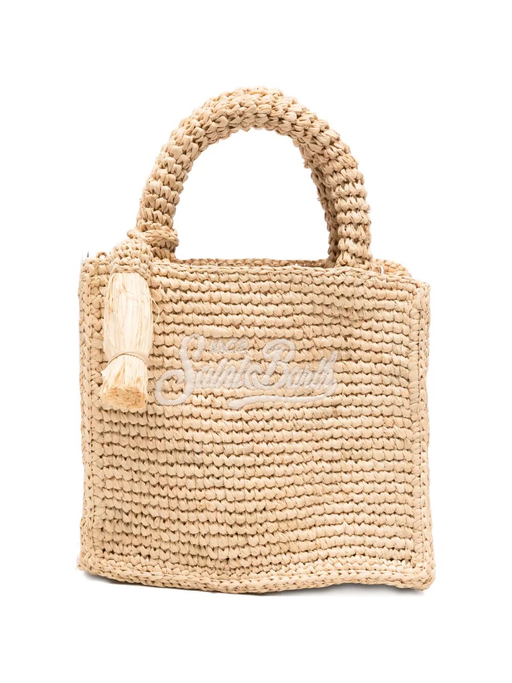 Vanity Mini Raffia Multicolour Bag - Women