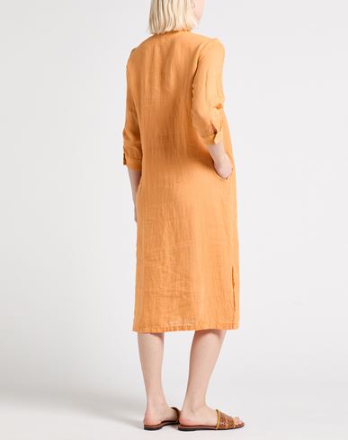 Woman Midi dress Marigold Size 10 Linen