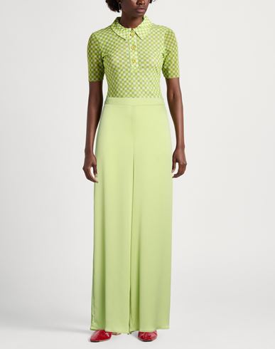 Woman Pants Lime green Size 6 Polyester