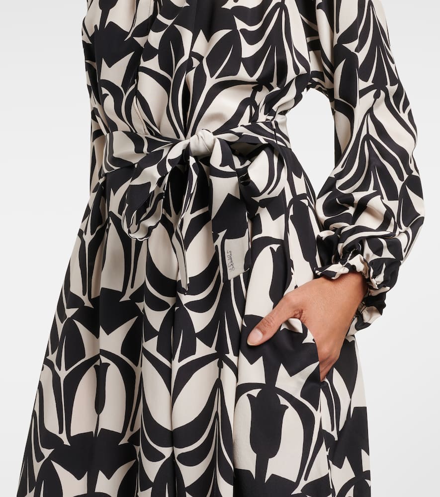 Cerere silk shirtdress