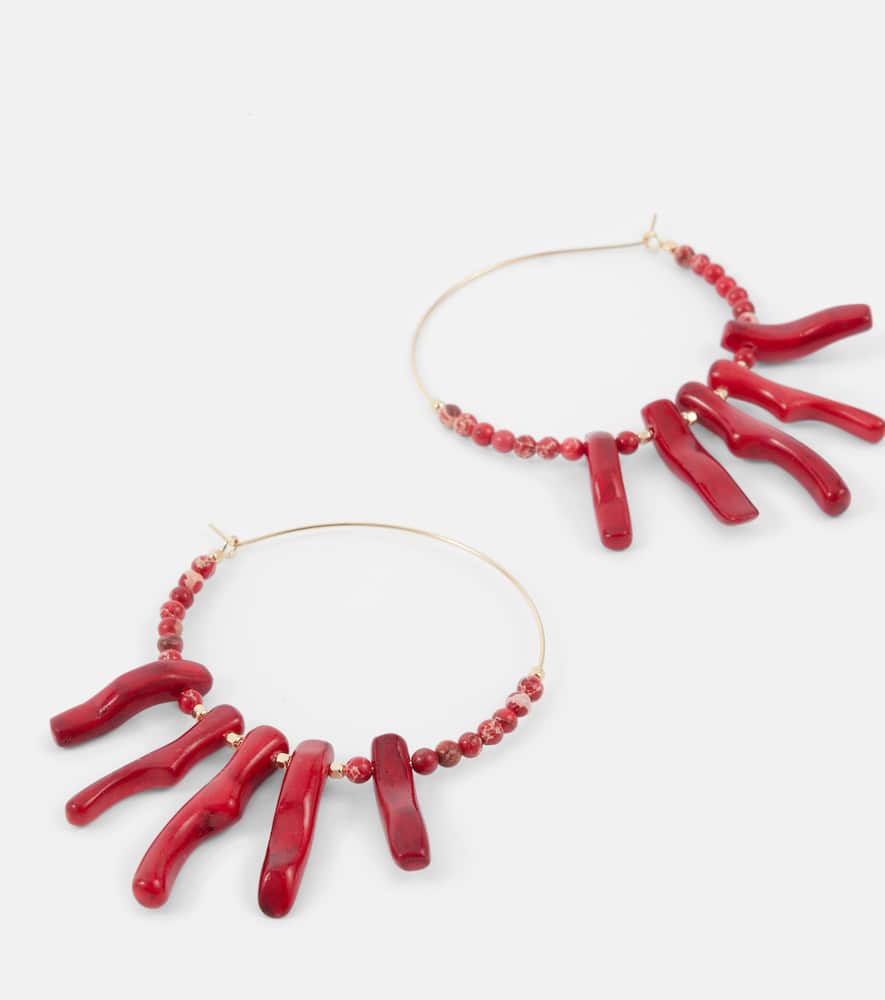 Isabel Marant Jolana embellished hoop earrings