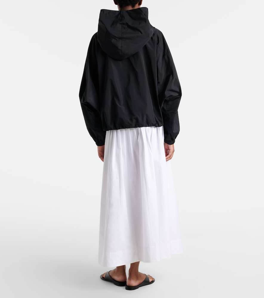 Róhe Pleated cotton poplin maxi skirt