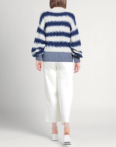 Woman Turtleneck Blue Size M Wool, Cashmere