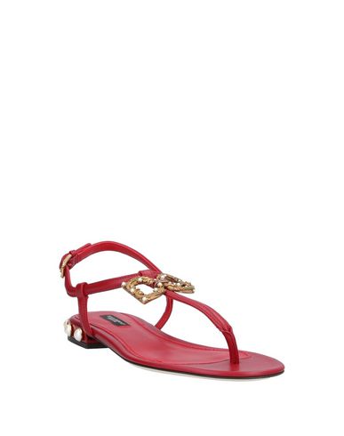 Woman Toe strap sandals Red