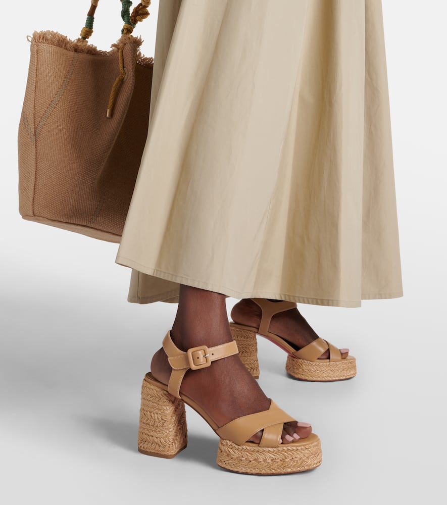 Calakala 70 leather espadrille sandals