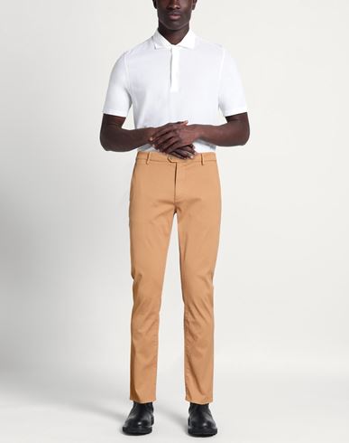 Man Pants Camel Size 32 Cotton, Tencel, Elastane