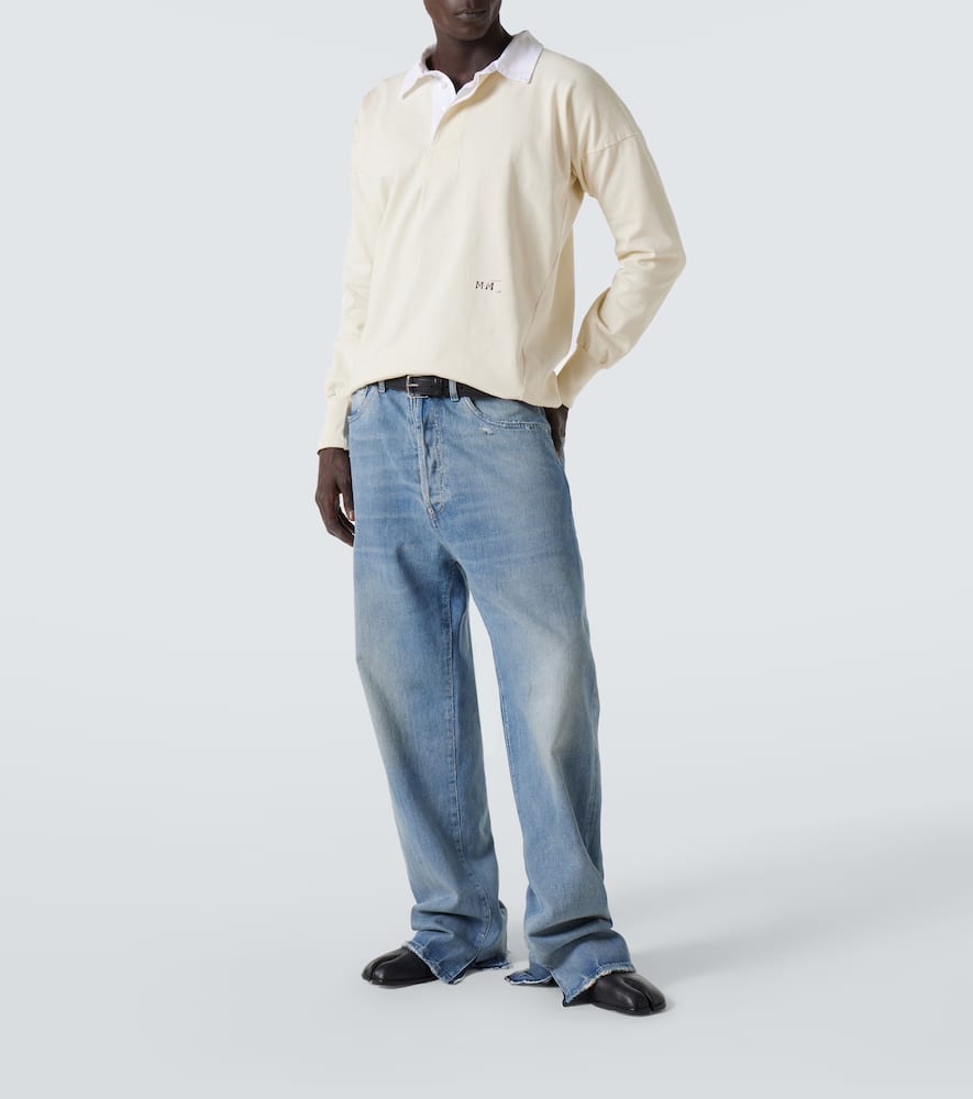 Logo cotton jersey polo shirt