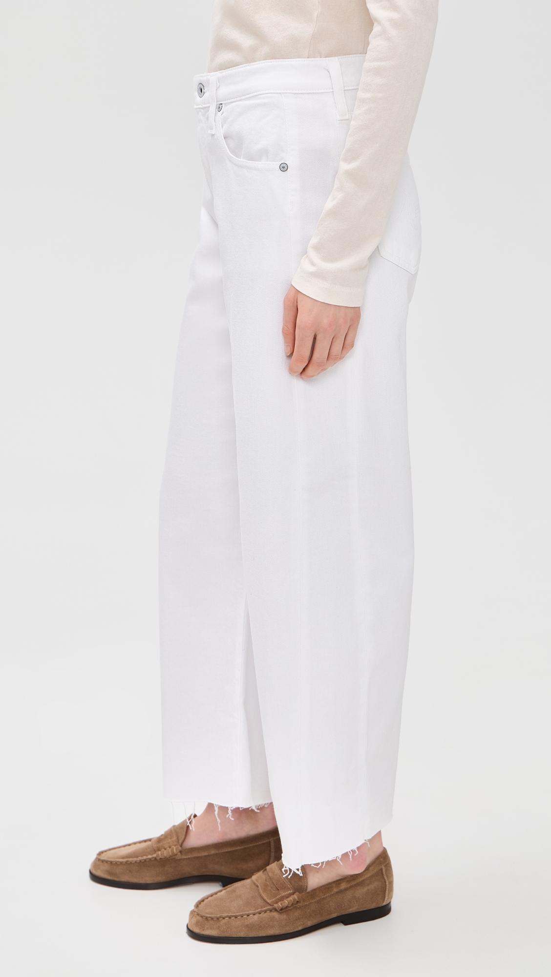 Hattie Crop Jeans GALLERY WHITE