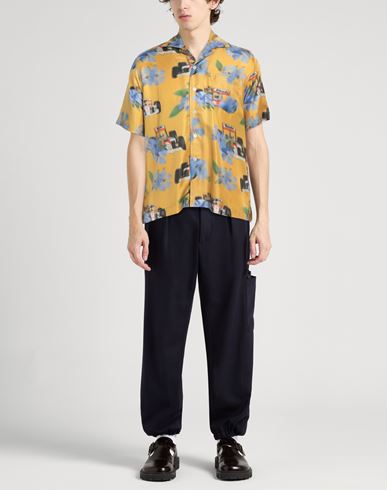 Man Shirt Marigold Size M Silk