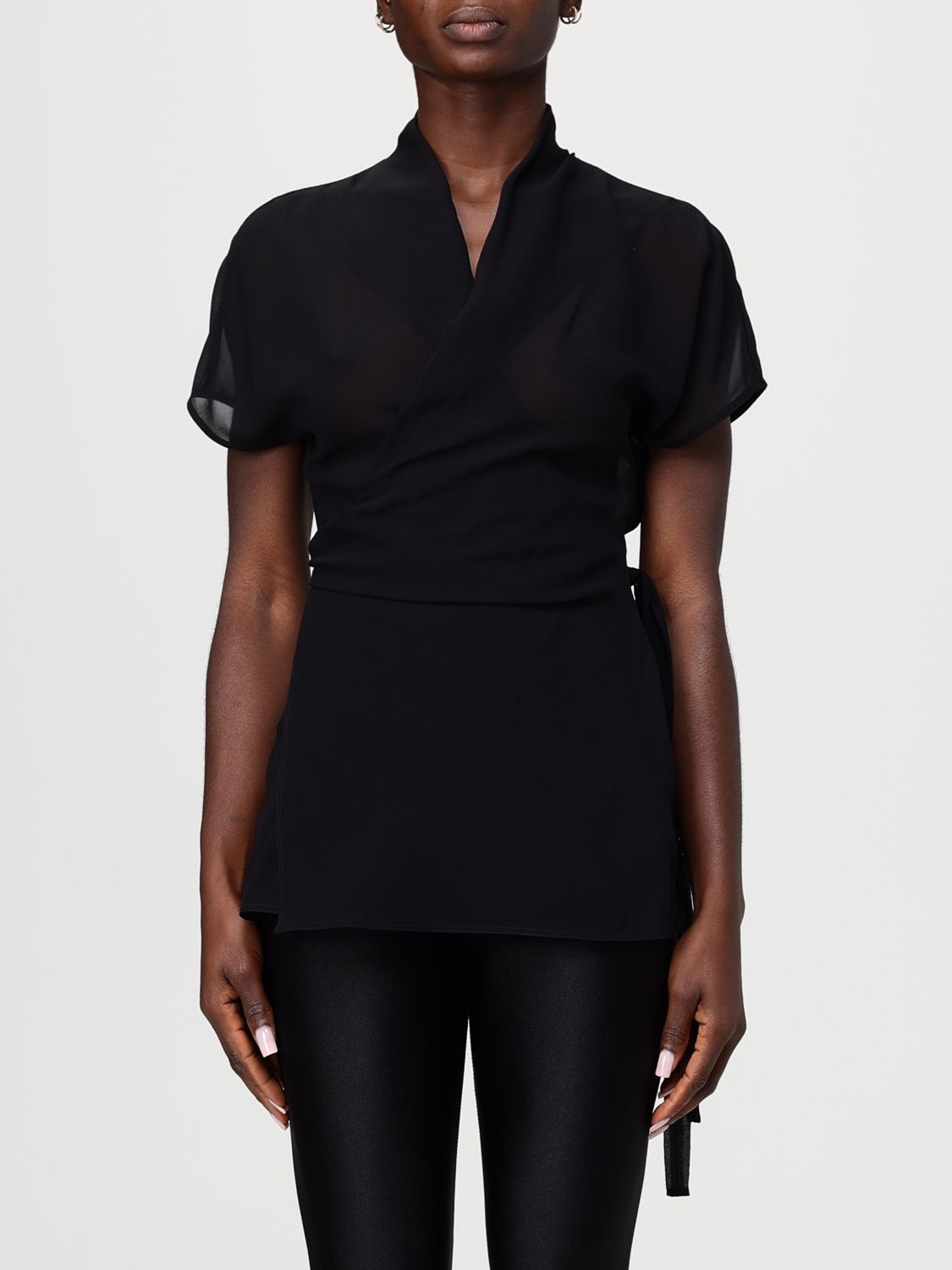 Top Woman color Black
