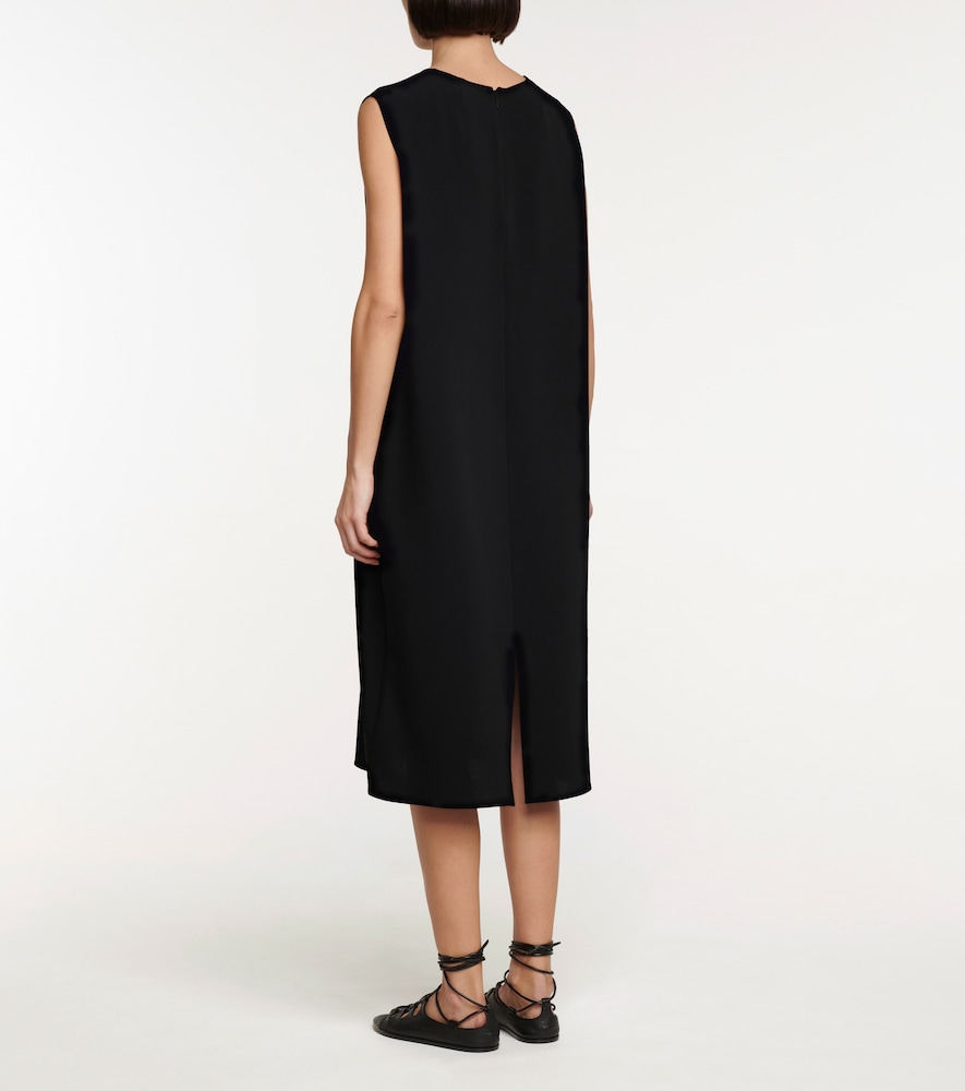The Row Mirna crêpe midi dress