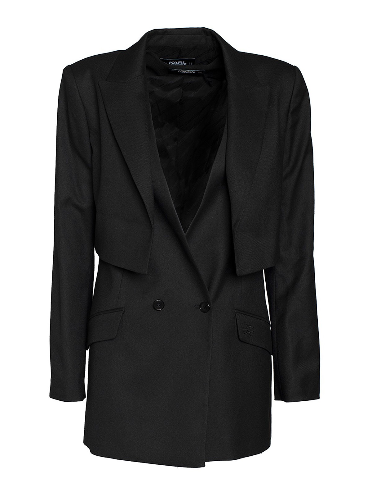 Tech fabric blazer