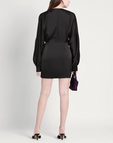 Woman Mini dress Black Size 10 Polyester