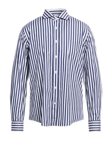Man Shirt Midnight blue Size 16 Cotton