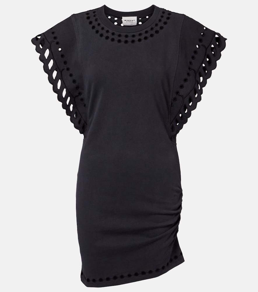 Orlane embroidered cotton minidress