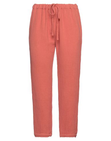 Woman Pants Rust Size M Cotton