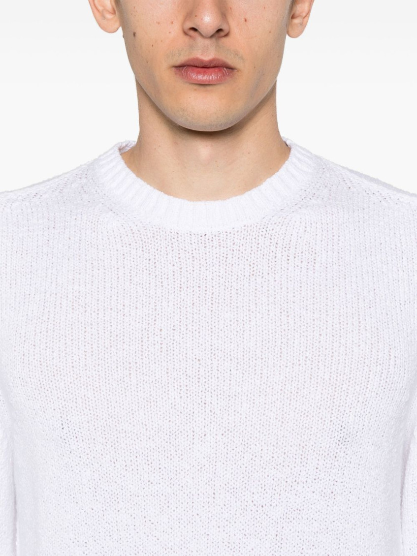 - Knitted Neck Sweater