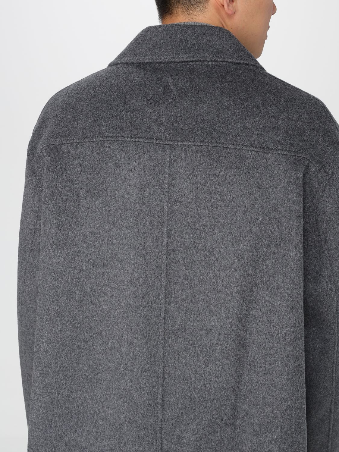 Coat Men color Grey
