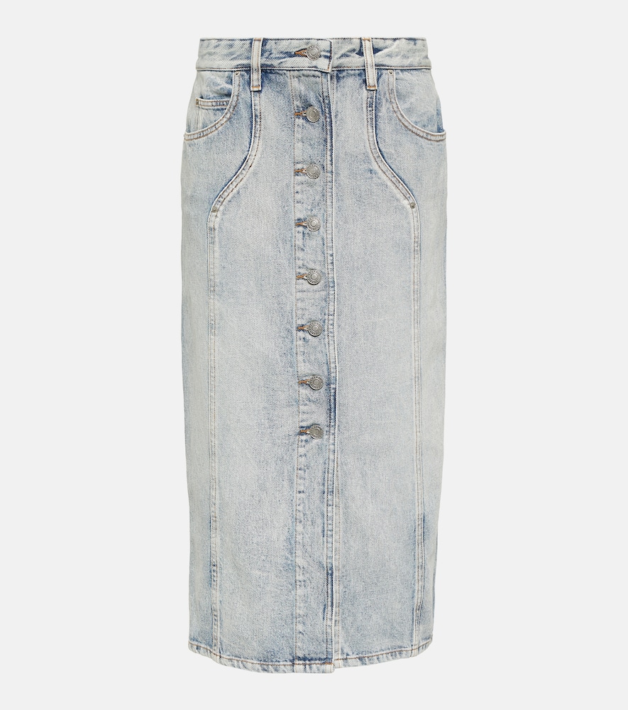 Vandy denim midi skirt