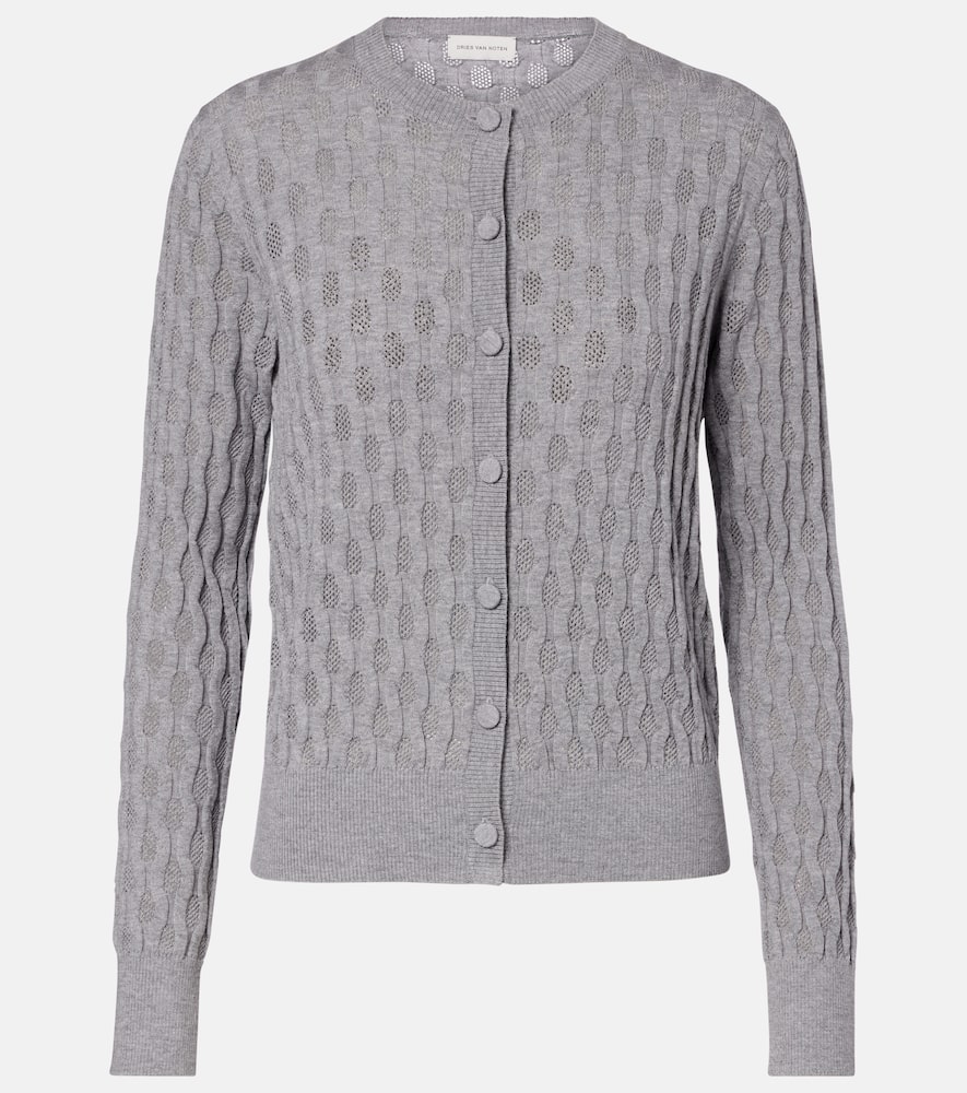 Wool cardigan