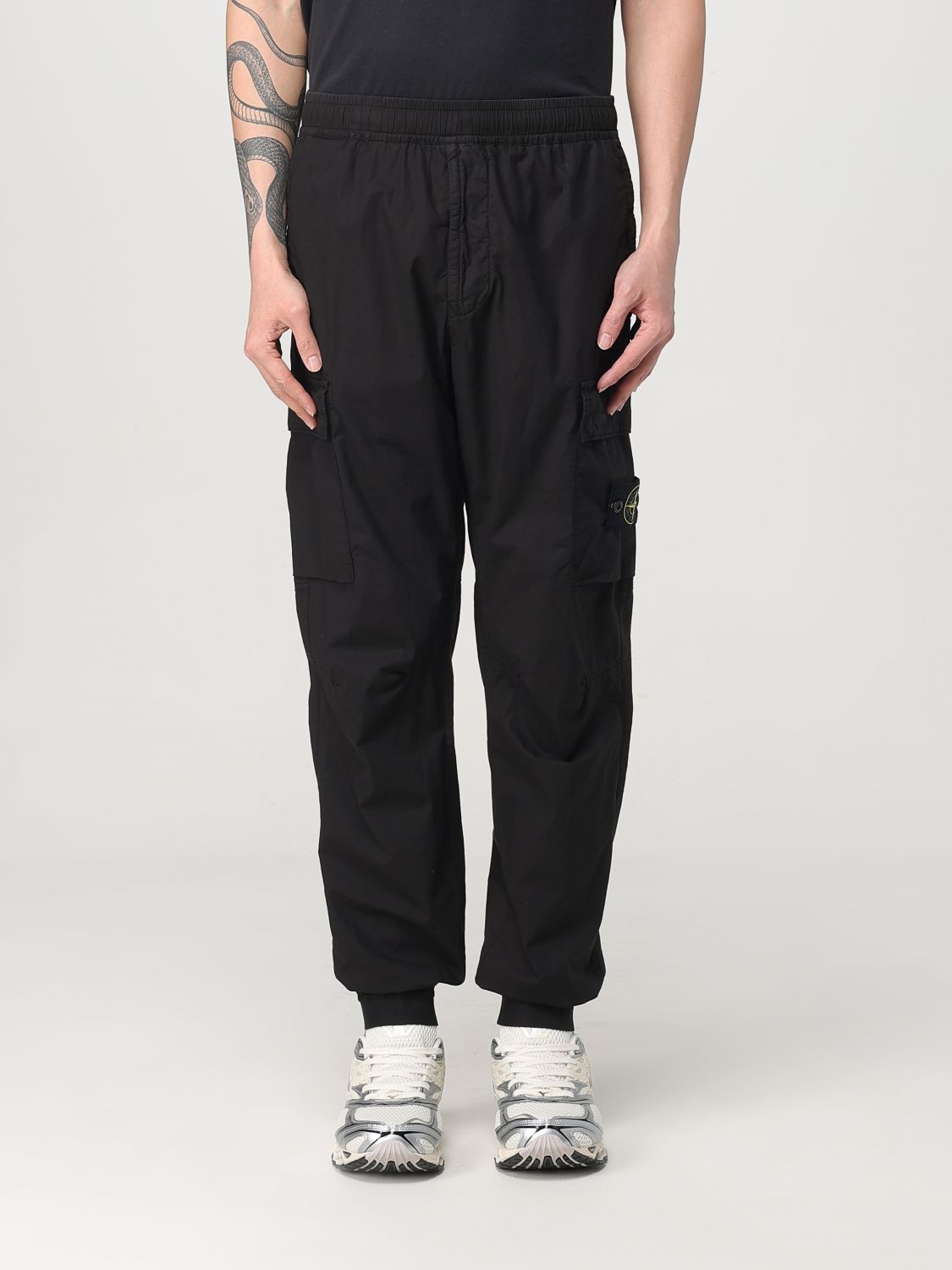 Pants STONE ISLAND Men color Black
