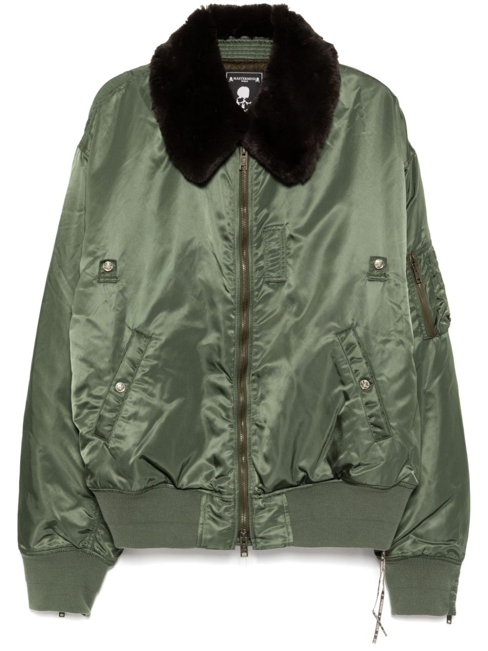 Zip-up bomber jacket - Green