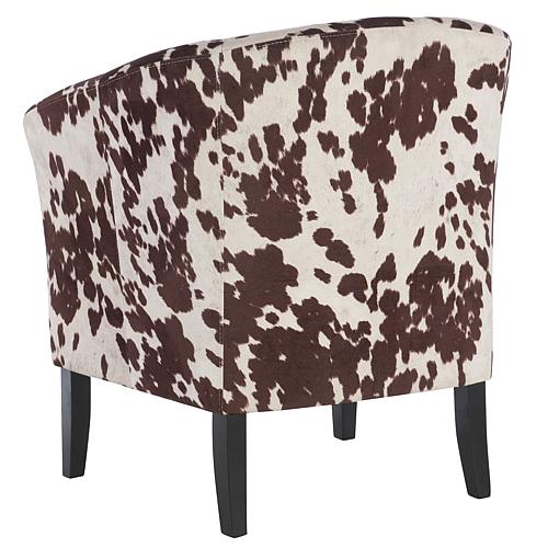 Home Jackson Cow-Print Club Chair