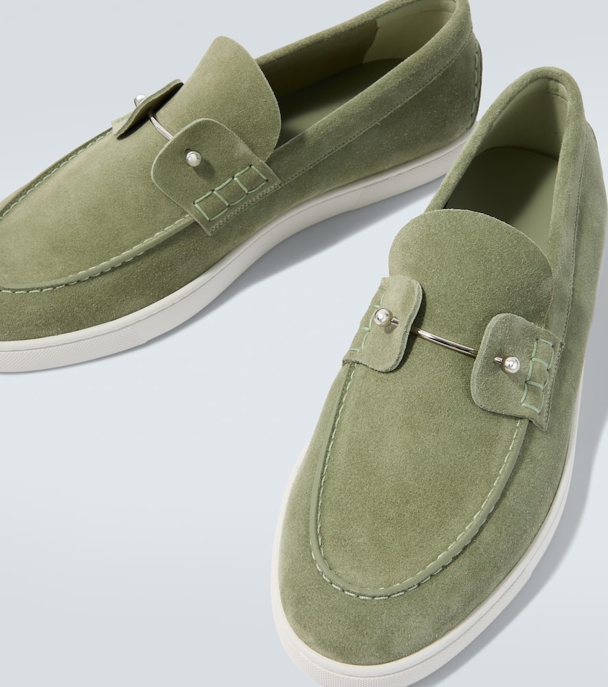 Chambeliboat suede slip-on shoes