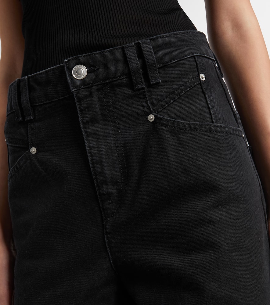Lemony wide-leg jeans