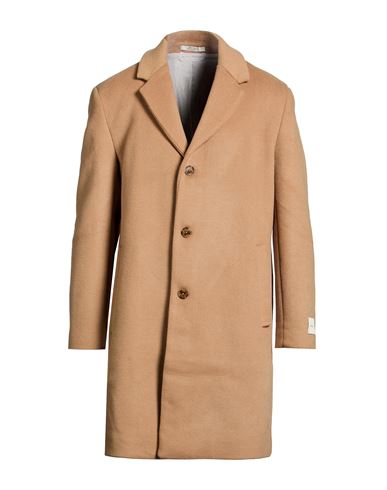 Man Coat Camel Size 42 Recycled wool, Polyester